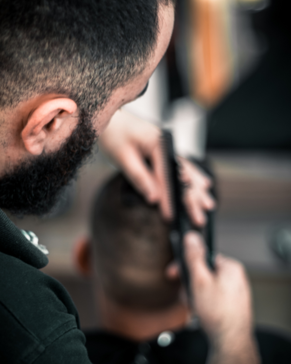 the salon at Ox Fade Barbers, Leeds